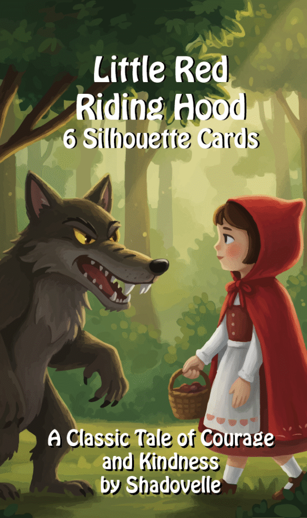 Little Red Riding Hood - Silhouette Cards