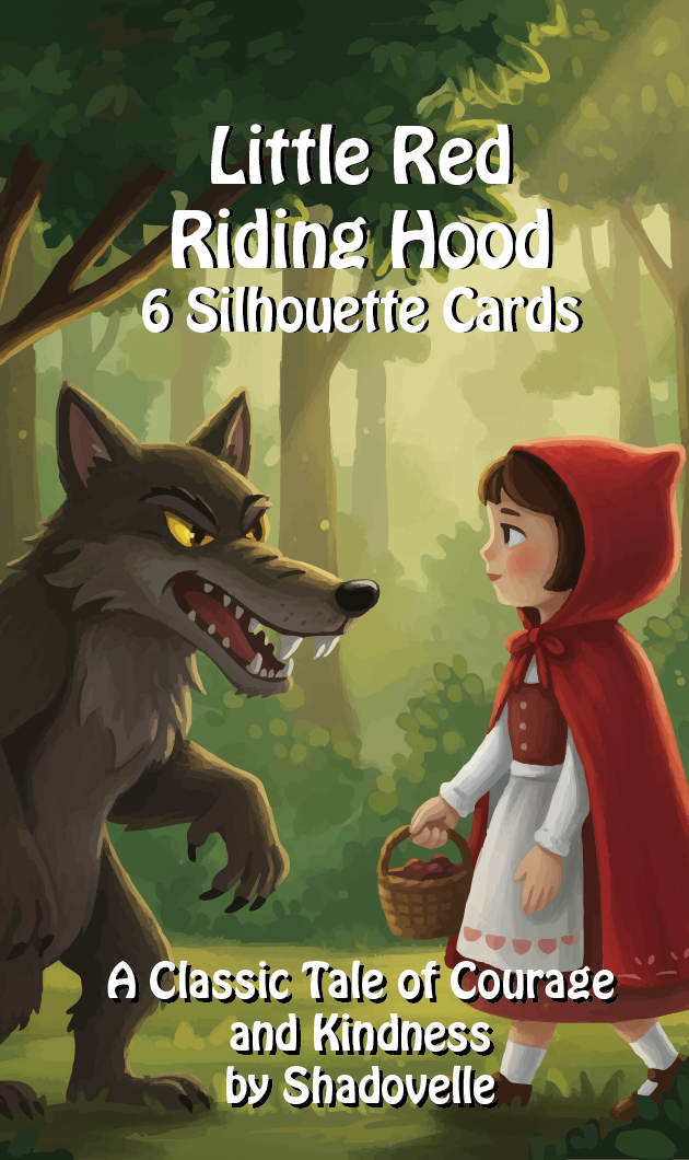 Little Red Riding Hood - Silhouette Cards