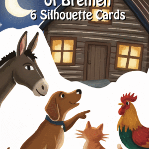 The Town Musicians of Bremen - Silhouette Cards