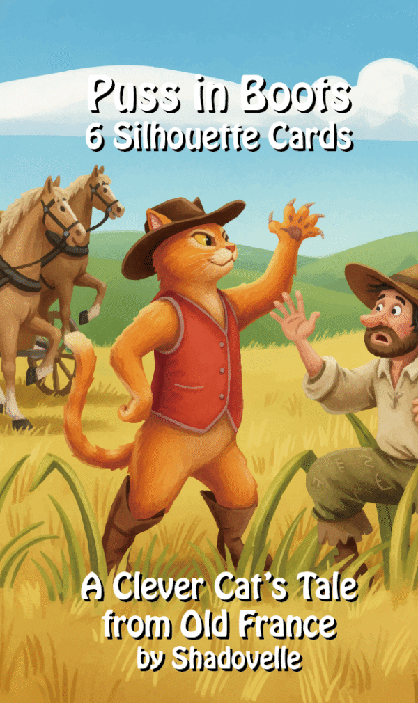 Puss in Boots - Silhouette Cards