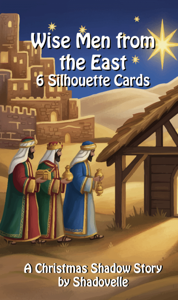 Wise men from the East - Silhouette Cards